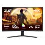 AOC G4 C32G42ZE computer monitor 80 cm (31.5") 1920 x 1080 Pixels Full HD LED Zwart, Rood (C32G42ZE) thumbnail