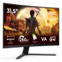 AOC G4 C32G42ZE computer monitor 80 cm (31.5") 1920 x 1080 Pixels Full HD LED Zwart, Rood (C32G42ZE) thumbnail