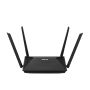 ASUS RT-AX1800U draadloze router Gigabit Ethernet Dual-band (2.4 GHz / 5 GHz) Zwart (RT-AX1800U) thumbnail