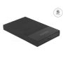DELOCK Externes Gehäuse 2.5 SATA HDD/SSD USB Typ Micro-B (42011) thumbnail