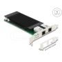Delock PCIe x4 Gigabit Ethernet PoE+ Adapter 2-poort (88500) thumbnail
