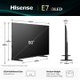 Hisense 50E77Q 127 cm (50") 4K Ultra HD Smart TV Wifi Zwart (50E77Q) thumbnail