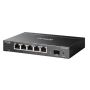 TP-Link Omada ES206X-M2 netwerk-switch Managed L2 2.5G Ethernet (100/1000/2500) Bureaublad-/wandmontage Zwart (ES206X-M2) thumbnail