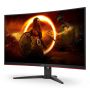 AOC G2 C32G2ZE/BK computer monitor 80 cm (31.5") 1920 x 1080 Pixels Full HD LED Zwart, Rood (C32G2ZE) thumbnail