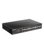 D-Link DGS-1100-24V2 netwerk-switch Managed L2 Gigabit Ethernet (10/100/1000) 1U Zwart (DGS-1100-24V2) thumbnail