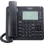 PANASONIC KX-NT630NE-B IP-Systemtelefon schwarz 6 Zeilen LCD Display bel. 6 x 4 flexible Funktionstasten 2,5 mm Headset Buchse P (KX-NT630NE-B) thumbnail