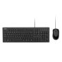 ASUS U2000 KEYBOARD+MOUSE/BK/UI toetsenbord Inclusief muis Universeel USB Zwart (90-XB1000KM001K0) thumbnail