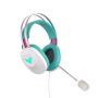 ASUS TUF Gaming H1 Gen II Hatsune Miku Edition Headset Bedraad Hoofdband Gamen USB Type-A Roze, Turkoois, Wit (90YH048B-BHUA00) thumbnail