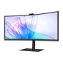 Samsung S65VC computer monitor 86,4 cm (34") 3440 x 1440 Pixels UltraWide Quad HD Zwart (LS34C650VEUXXE) thumbnail