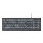 Trust Primo Beleuchtete toetsenbord Thuis/Werk USB QWERTY Amerikaans Engels Zwart (25732) thumbnail
