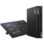 Lenovo ThinkSmart Tiny Kit Intel® Core™ i3 i3-13100T 16 GB DDR4-SDRAM 256 GB SSD Windows 11 IoT Enterprise Mini PC Zwart (12XH0008GE) thumbnail