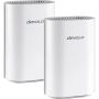 devolo WiFi 7 BE6500 Mesh System 2er Pack BE6500 Dualband, 1x 2.5G WAN/LAN und 3x 1G LAN (pro Einheit) (7301) thumbnail
