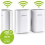 devolo WiFi 7 BE9300 Mesh System 3er Pack BE9300 Triband, 1x 2.5G WAN/LAN und 3x 1G LAN (pro Einheit) (7324) thumbnail