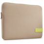 Case Logic Reflect Laptop Sleeve 13.3 inch Taupe/Sun-Lime (3204689) thumbnail