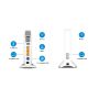 Mesh Set FRITZ! 4060 + 3000 AX INT Tri-band (2.4 GHz / 5 GHz / 5 GHz) Wi-Fi 6 (802.11ax) Wit 4x4 (20003054) thumbnail