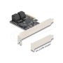 Delock PCI Express x4 naar 5 Port SATA Controller Low Profile (90890) thumbnail