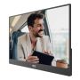 AOC 16T20E2 Draagbare televisie en monitoor Draagbare monitor Zwart 39,6 cm (15.6") LED 1920 x 1080 Pixels (16T20E2) thumbnail