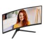AOC B3 CU34B3E computer monitor 86,4 cm (34") 3440 x 1440 Pixels Wide Quad HD LED Zwart (CU34B3E) thumbnail