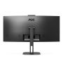 AOC V5 CU34V5CW computer monitor 86,4 cm (34") 3440 x 1440 Pixels Wide Quad HD LED Zwart (CU34V5CW) thumbnail