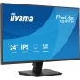 iiyama ProLite X2491H-B1 computer monitor 60,5 cm (23.8") 1920 x 1080 Pixels Full HD LCD Zwart (X2491H-B1) thumbnail