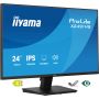 iiyama ProLite X2491HS-B1 computer monitor 60,5 cm (23.8") 1920 x 1080 Pixels Full HD LCD Zwart (X2491HS-B1) thumbnail