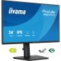 iiyama ProLite XB2491H-B1 computer monitor 60,5 cm (23.8") 1920 x 1080 Pixels Full HD LCD Zwart (XB2491H-B1) thumbnail