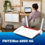 Box FRITZ! 6850 4G International draadloze router Gigabit Ethernet Dual-band (2.4 GHz / 5 GHz) Wit (20003085) thumbnail