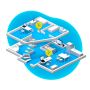 Repeater Mesh Wi-Fi Extender 1600 (FRITZ! 1200 AX International) Netwerkrepeater Wit 10, 100, 1000 Mbit/s (20003192) thumbnail