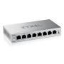 Zyxel GS1200-8V3 Managed L2 Gigabit Ethernet (10/100/1000) Desktop Grijs (GS1200-8V3-EU0101F1F) thumbnail