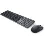 DELL Pro 7 Slim KM726 toetsenbord Inclusief muis Thuis/Werk RF-draadloos + Bluetooth QWERTY US International Zwart (KM726-INT-EMEA) thumbnail