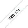 Brother TZE-131 labelprinter-tape Zwart op zilver (TZE-131) thumbnail