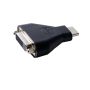 DELL 492-11681 tussenstuk voor kabels 19-pin HDMI-A M 24-pin DVI FM Zwart thumbnail