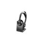HP Poly Voyager Focus 2 Microsoft Teams Certified USB-C-C Headset +USB-C/A Adapter +Charging Stand (9T9J6AA) thumbnail