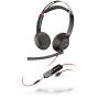 HP Poly Poly Blackwire C5220 USB-C - 5200 Series - Headset - On-Ear - kabelgebunden - 3,5 mm Stecker, USB-C (207586-201) (207586-201) thumbnail