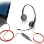 HP Plantronics Blackwire C3210 Monaural USB Headset (209744-104) thumbnail