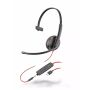 HP Poly Blackwire C3215 On-Ear Headset met USB-C (209750-201) thumbnail