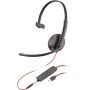 HP Poly Blackwire C3215 mono headset + draagtas (bulk) (80S05A6) thumbnail