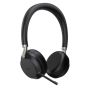 Yealink BH72 Headset Bedraad Hoofdband Oproepen/muziek USB Type-A Bluetooth Zwart (BH72UCBLACKUSB-A) thumbnail