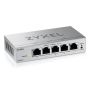 Zyxel GS1200-5V3 Managed L2 Gigabit Ethernet (10/100/1000) Desktop Grijs (GS1200-5V3-EU0101F1F) thumbnail