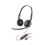 HP Poly Poly Blackwire C3220 Stereo USB-C Headset + draagetui thumbnail