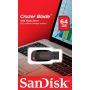 SanDisk Cruzer Blade USB flash drive 64 GB USB Type-A 2.0 Zwart, Rood (SDCZ50-064G-B35) thumbnail
