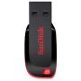 SanDisk Cruzer Blade USB flash drive 64 GB USB Type-A 2.0 Zwart, Rood (SDCZ50-064G-B35) thumbnail