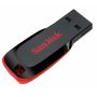 SanDisk Cruzer Blade USB flash drive 64 GB USB Type-A 2.0 Zwart, Rood (SDCZ50-064G-B35) thumbnail