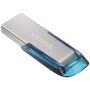 SanDisk Ultra Flair USB flash drive 32 GB USB Type-A 3.2 Gen 1 (3.1 Gen 1) Blauw, Zilver (SDCZ73-032G-G46B) thumbnail