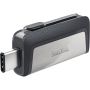SanDisk Ultra Dual Drive USB Type-C USB flash drive 128 GB USB Type-A / USB Type-C 3.2 Gen 1 (3.1 Gen 1) Zwart, Zilver (SDDDC2-128G-G46) thumbnail