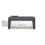SanDisk Ultra Dual Drive USB Type-C USB flash drive 128 GB USB Type-A / USB Type-C 3.2 Gen 1 (3.1 Gen 1) Zwart, Zilver (SDDDC2-128G-G46) thumbnail