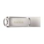 SanDisk Ultra Dual Drive Luxe USB flash drive 256 GB USB Type-A / USB Type-C 3.2 Gen 1 (3.1 Gen 1) Roestvrijstaal (SDDDC4-256G-G46) thumbnail