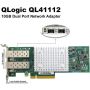 Dell QLogic 2x 10GB + 2x 1GB RJ45 Network Adapter (00D1WT-RFB) thumbnail