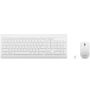 Lenovo GX30W75336 toetsenbord Inclusief muis Universeel USB + Bluetooth QWERTY Wit thumbnail
