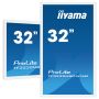 iiyama TF3239MSC-W1AG beeldkrant 80 cm (31.5") LED 500 cd/m² Full HD Wit Touchscreen (TF3239MSC-W1AG) thumbnail